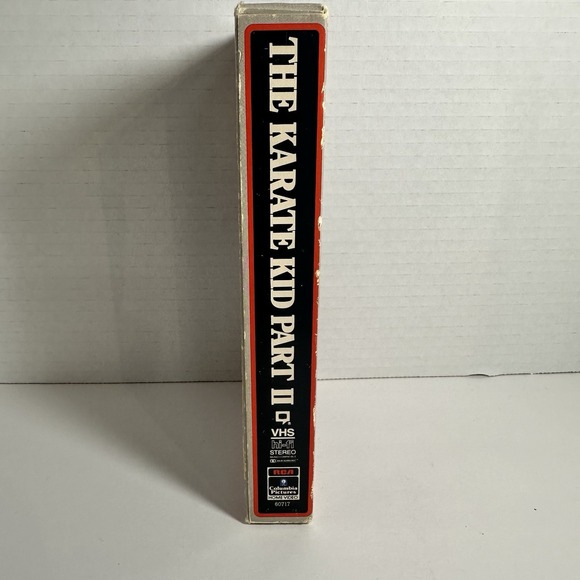 The Karate Kid Part II 2 VHS 1986 RCA Side Loaded Ralph Macchio Pat Morita Movie - Picture 3 of 11